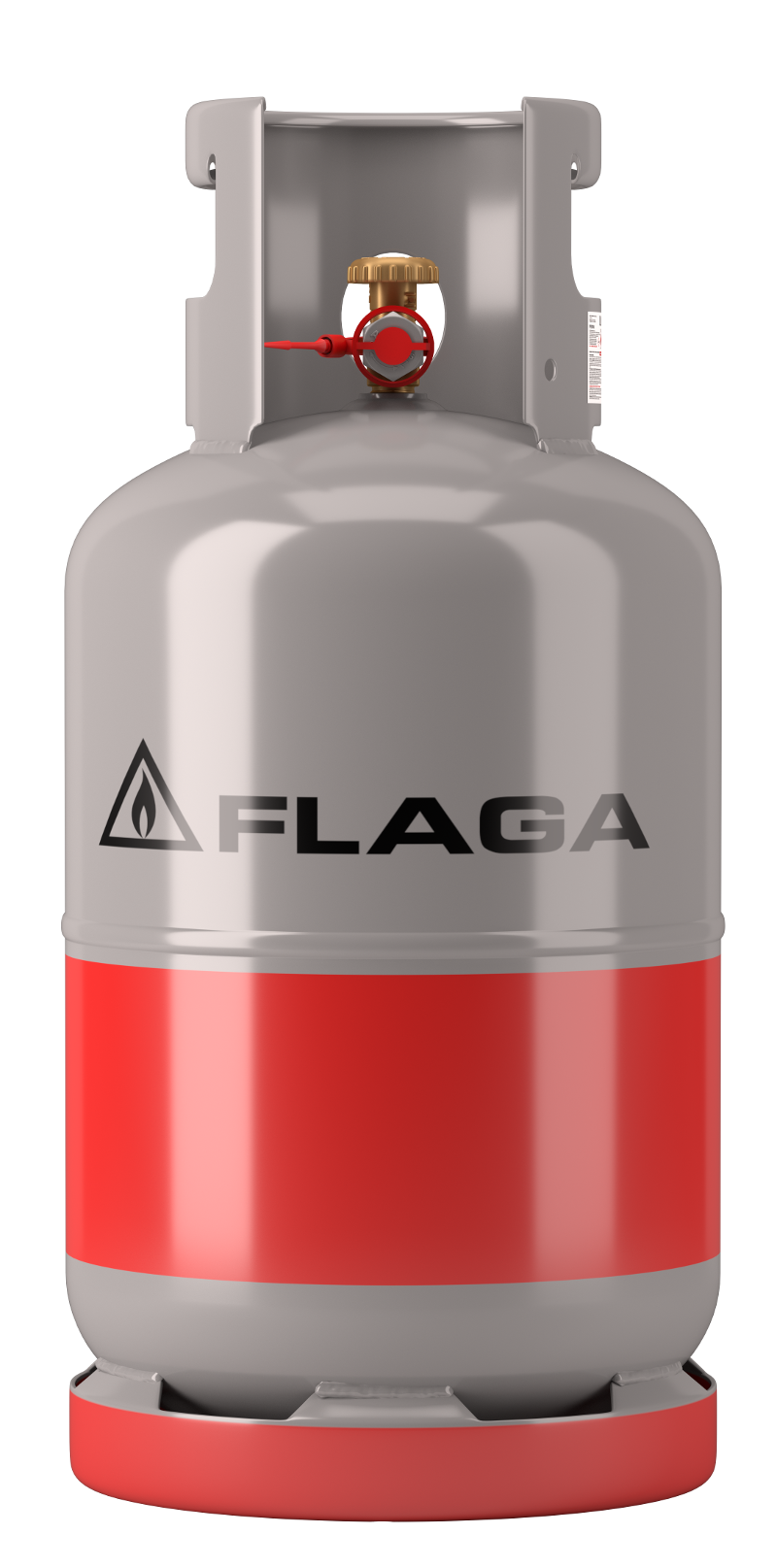 Steel gas cylinders with ceramic insulation